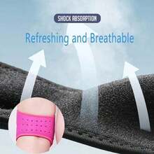 Adjustable Pressure Patella Knee Brace, Lightweight & Breathable, Unisex, Thick Sponge, Double Strap Pressure Knee Support - Multicolor - View 4