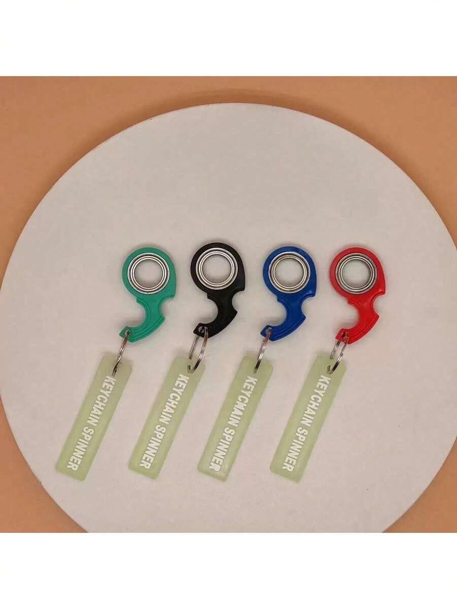 2026 1pc Luminous Keychain - Stress Relief Toy - 2-In-1 Bottle Opener - Birthday Gift - Perfect Gift - Multicolor - View 1