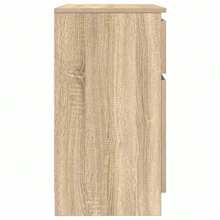 vidaXL Sideboard With Drawer, Light Oak Khaki, 71x35x65 Cm, Engineered Wood, Chest Of Drawers, Cabinet, Hallway Cabinet, Sideboard, Kitchen Cabinet, Living Room Cabinet - 橡木淺卡其 - 查看 9