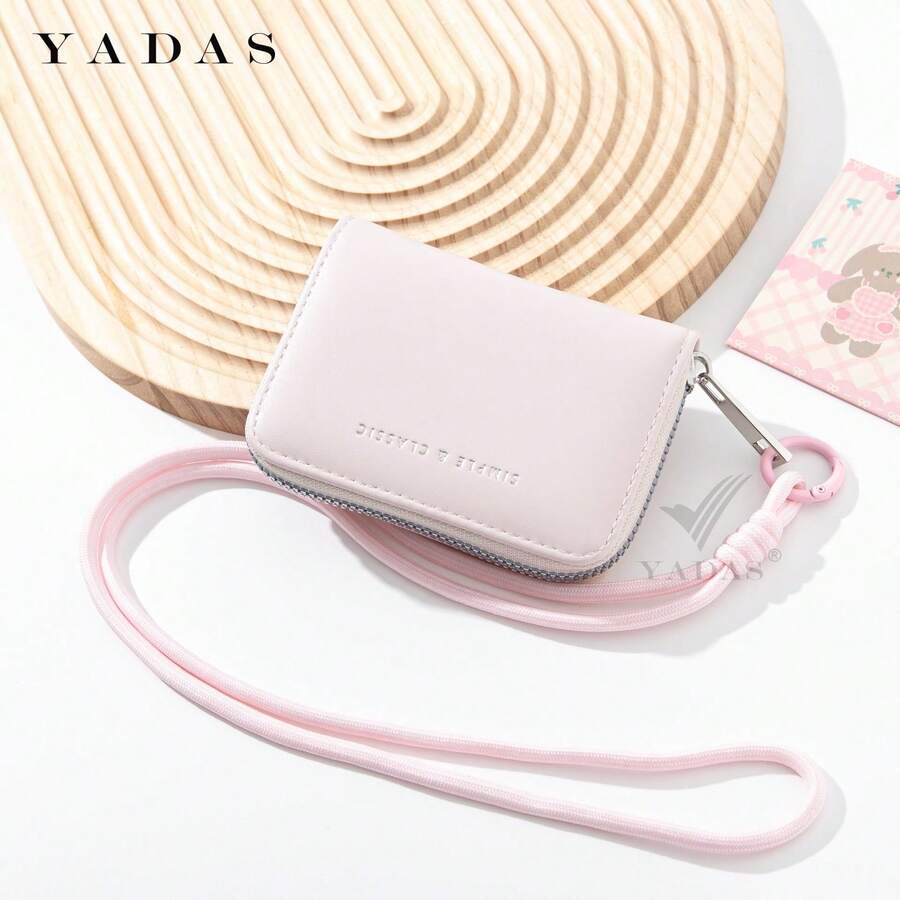 New Minimalist Wallet, Uniquely Designed, Compact Women's Multi-Card Leather Wallet, Multifunctional Coin Purse - Multicolor - View 1