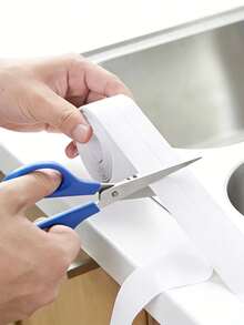 Waterproof Self-Adhesive Seal Strip, Mildew Resistant Caulk Tape For Kitchen Sink, Bathroom, Bathtub, Toilet, Countertop, Easy To Install - White - View 7