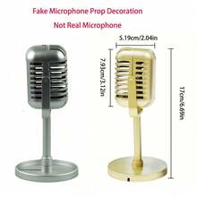 1pc Plastic Imitation Microphones For Party Decorations And Home Favors - Multicolor - View 2