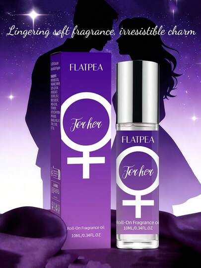 1支/10毫升 女性信息素香水滚珠迷你香水 轻巧便携 情人节礼物