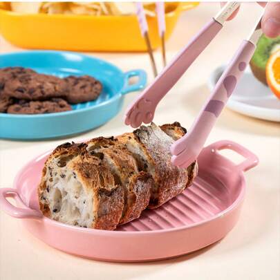 Silicone Food Clip, Heat Resistant Kitchen Food Clamp, Cat Paw Shaped Food Tongs, Feeding Utensil