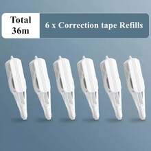 Press Type Kawaii Correction Tape Replaceable Refills White Out Corrector Band Student Japanese Stationery School Supplies I24D - Màu tím-1 với 4 - Xem 21
