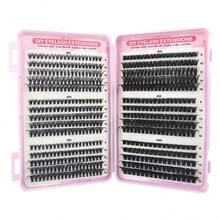 DIY Lash Clusters Book Kit Volume Lash Clusters Thick Eyelash Extension Kit Individual Lashes Thin Band Lashes Clusters - D - View 14