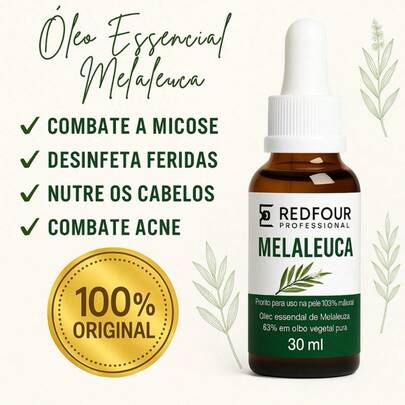 Óleo Melaleuca Red Four 30ml original
