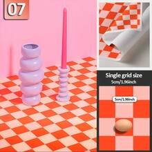 52x78cm Plaid Pattern Photography Backdrop, Waterproof Background Board For Still Life, Product, Jewelry, Cosmetics, Food, Creative Video Photography Props - View 17