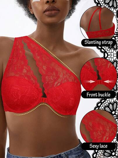 Women's Lace Front Closure Bra - Lift & Shape, Comfortable Supportive Design, Versatile & Sexy