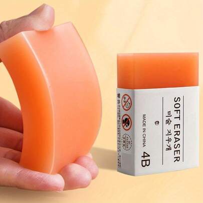 2pcs Large Art Drawing Sketch Erasers, Designed For Students, Thoroughly Cleans Without Leaving Marks, Minimal Debris, Gentle On Paper