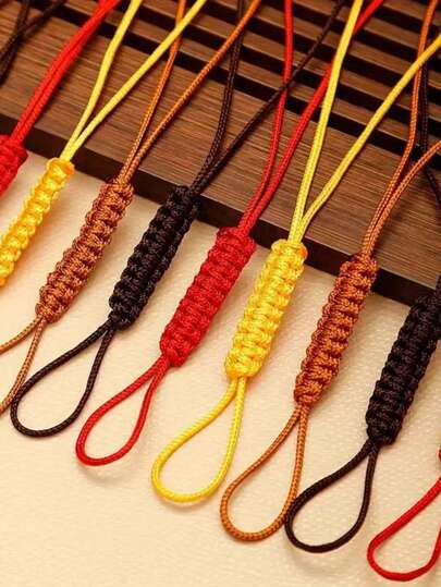 50m 0.8mm Handmade Nylon Thread, Suitable For Jewelry Making, Beading, Weaving Nylon Satin Cords, Bracelets, Tassel Trims, Chinese Knots