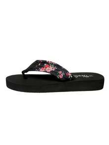 Sandal Jepit Wanita - Sandal Jepit Kasual Ringan dan Nyaman - Sandal Pantai - Hitam - View 8