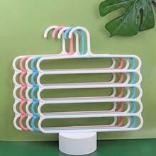 1pc Multi-Functional Scarf Rack, 5-Tier Plastic Non-Slip Scarf/Shawl Organizer Holder - Multicolor - View 14