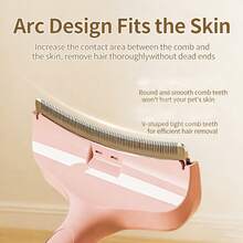 宠物去毛刷，猫咪梳毛梳，狗狗底毛去除刷，毛发打结梳理工具，宠物毛发去除器 - 查看 2