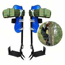 Adjustable Camping Belt Set With 2 Gears, Lanyard Rope, And Tree Climbing Spikes - Multicolor - View 1