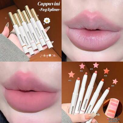 Lápiz delineador de labios mate, color opaco mate suave, efecto dimensional voluminoso, cosméticos asequibles