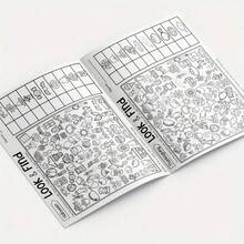 Children's Treasure Hunt Game Book - Find The Difference And Sudoku Puzzles, For Brain Training, Memory And Color Recognition Games, Durable Travel Activity Cards, Suitable For Home, School, Classroom, Boys And Girls Coloring And Drawing Book, Perfect Gift For Toddlers - Lake Blue - View 8