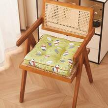1pc Thick Cartoon Seat Cushion, Polyester Printed Chair Pad, 4-Season Office Back Cushion, 3D Tatami Mat Butt Pad - Multicolor - View 6
