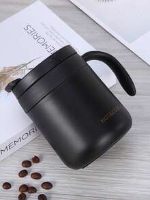 Stainless Steel Double-Layer Coffee Mug, Office Cup, Gift - Multicolor - View 6