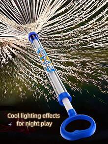 3 piezas Juguetes de pistola de agua con forma de fuegos artificiales de alta presión y de extracción, juguetes de pistola de agua portátiles adecuados para parejas y niños para usar en la piscina, la playa, el patio trasero y otras actividades acuáticas al aire libre en verano - Multicolor - Ver 3