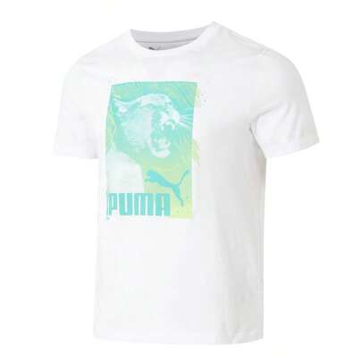 Puma GRAPHICS Photoprint Tee 男裝T卹 柔軟舒適運動休閒短袖跑步訓練上衣