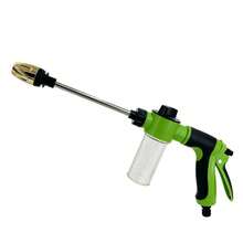[Powerful Car Wash Gun] Powerful High-Pressure Car Wash Water Gun Long Pole Nozzle, Plastic Body, Multi-Functional Watering Tool For RV And Garden, Garden Hose Nozzle, Durable Plastic Gun, Without Battery - A - View 10