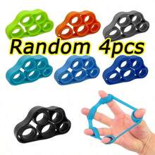 粉色握力器，粉色布套，露指防滑健身手套，男女通用举重把手，健身房橡胶哑铃把手，健身橡胶举重防滑握把 - 彩色 - 查看 10