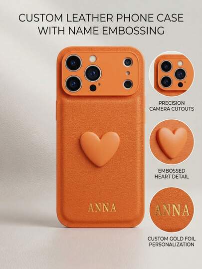 Customized Cute 3D Heart Phone Case Compatible With IPhone 17 16 15 14 13 12 11 Pro Max 17 Air 15 14 Plus Compatible With Samsung Galaxy S25 S24 S23 S22 S21 Ultra Plus A55 A54 A53 A52 A34 A33 A32 A15 A14 A13 A12 Compatible With Xiaomi Note 14 13 12 Pro Plus 4g 5g Mi 14T 13T 11T Pro 11 Lite 5g Ne Poco X7 X5 Pro A3