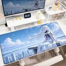 HD Wuthering Waves Mornye Anime Mouse Pad Computer Table Desk Mat Gaming Room Accessories Kawaii Gamer Comic Mousepad Pc Cushion - Thế chiến thứ 5 - Xem 7