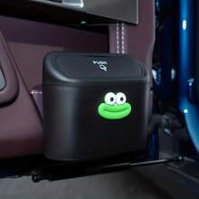 Universal Car Hanging Collapsible Storage Big Eye Trash Can, Cute Big Eye Garbage Bin - Big Eye Trash Can - View 5
