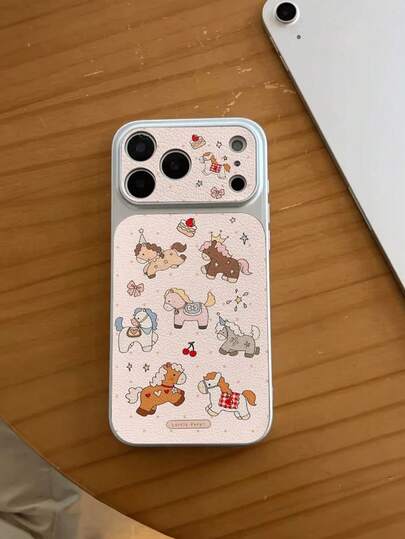 1 件，全新粒面皮革手机壳，粒面马鞍图案，适合 17 / 17 Pro Max / 16 Pro Max / 15 Pro / 14 / 13 / 12 / 11，适合作为情人节礼物、生日礼物或母亲节礼物送给家人/朋友/姐妹/女友。