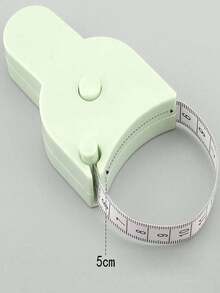 1 pieza Cinta métrica suave para medir la cintura, el busto, la cadera, el brazo y la circunferencia de la pierna, herramienta de medición para fitness - Múltiples estilos - Ver 2