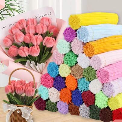 100 chiếc/gói que làm mềm vải, thích hợp cho các dự án nghệ thuật, thủ công và quà tặng tiệc tùng - Có thể dùng để làm keo và slime - Gói số lượng lớn, phù hợp cho tiệc sinh nhật và các hoạt động sáng tạo, 10 màu sắc khác nhau, vật liệu thủ công bằng vải, thích hợp cho nghệ thuật DIY, đám cưới, trang trí nhà cửa, tiệc tùng và trang trí ngày lễ.