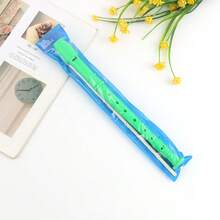 1 pieza (Estándar 30cm, Premium 32cm) Flauta soprano recta de PVC con 8 agujeros, desmontable en 3 secciones con 6/8 agujeros, estilo alemán para actuaciones, aprendizaje, enseñanza y práctica - Multicolor - Ver 17