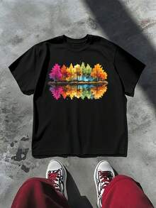 Camisetas masculinas - Preto - Ver 2