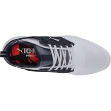 Puma Ignite Pwradapt Caged Men's Golf Shoes Spiked Cleats - Trắng/Bạc/Áo khoác dạ - Xem 5
