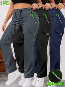 新款女士户外休闲裤，徒步裤，四季皆宜，配有多功能口袋，女士工装裤，适合户外徒步、登山、探险等运动，是春季送给女朋友的完美礼物。 - 灰色 - 查看 8