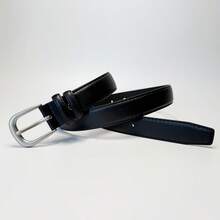1条黑色腰带，配银色扣环，适合约会和日常佩戴，也是一份不错的礼物。 - 黑色 - 查看 3