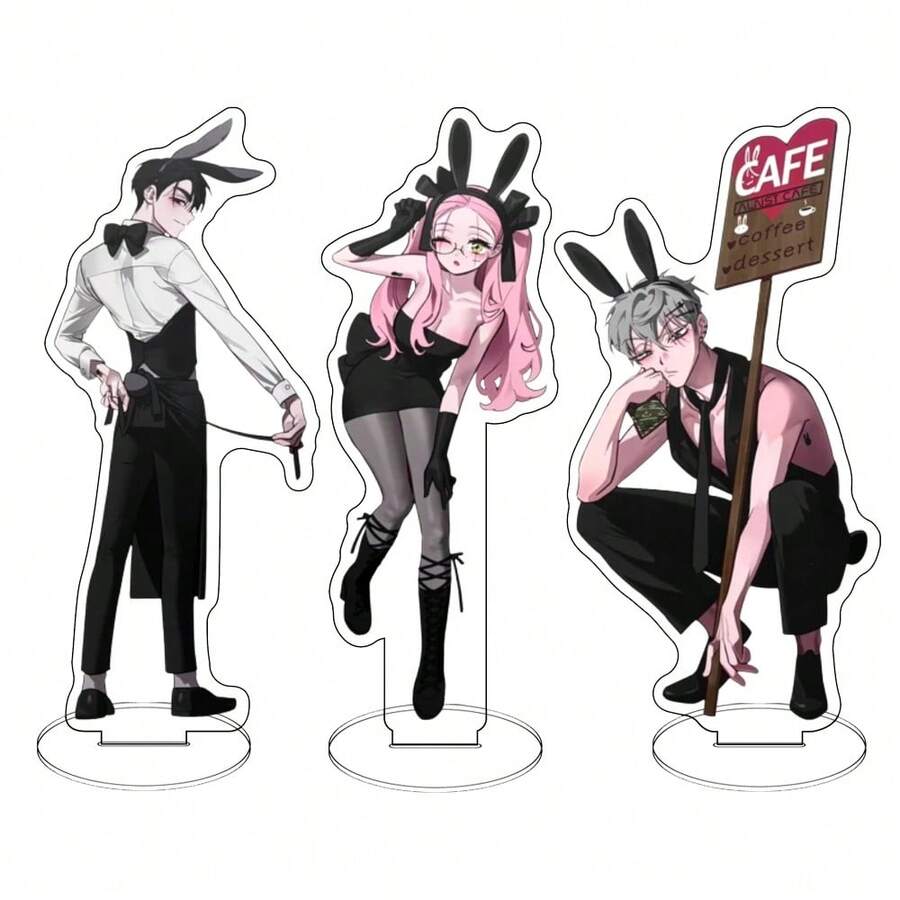 ALIEN STAGE 动漫 SuaTill 立牌 亚克力女仆人偶 动作模型 装饰品 桌面摆件 男女通用礼物摆件 - 多色 - 查看 1