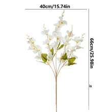 3/5pcs Mixed Artificial Daffodil, Magnolia, Chamomile Flowers, Suitable For Vases, Mother's Day Centerpieces, Wedding Favors, Kitchen Decor, Bedroom Home Decor - White - View 8