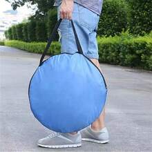 便携式户外沙滩帐篷，可遮挡阳光并提供紫外线防护。弹出式自动便携式运动伞篷凉亭，沙滩帐篷，可供两人使用，配有收纳袋。 - 彩色 - 查看 3