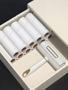 6pcs Reusable Pet Hair Remover Roller Brush Set, Suitable For Cats And Dogs, Removes Hair, Fuzz, Lint And Dust, Easy To Replace Sticky Paper, Essential Pet Grooming Tool - Multicolor - View 5