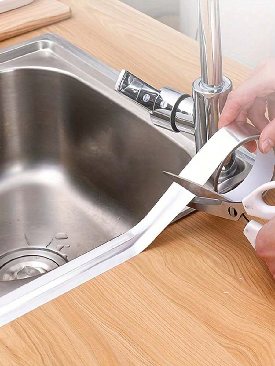 Băng keo nhôm tự dính - Chống thấm nước và chống nấm mốc, thích hợp cho bồn tắm, phòng tắm vòi sen, nhà vệ sinh, nhà bếp và các cạnh tường. - cuộn - Xem 1