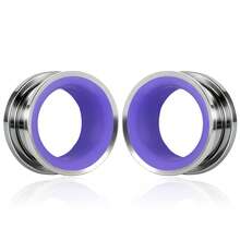 2个不锈钢牛角形耳扩，男女通用低过敏性穿刺饰品，夏季款 - style-1 - 查看 35