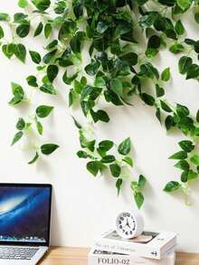 50pcs PP Plant Support Clips - Invisible Wall Vine Fixation Device, Suitable For Climbing Plants Garden Trellis (Slight Color Difference) - Plant Clip - View 7