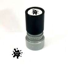 1pc Self-Inking Portable Seal, Planner Marking Office Stationery, Creative Stamp, Ink Dot Stamp, Creative Fun Pattern - An Emoticon Ink Dot - View 9