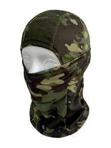 1pc Or 2pcs Camouflage Balaclava Hat, Breathable Quick-Dry Sun Protection Dust-Proof Military Full Face Mask, Suitable For Cycling - Multicolor - View 11