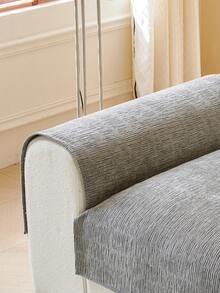 1件装四季舒适雪尼尔沙发垫套,现代简约防滑沙发座垫,防尘可水洗沙发套,深灰色清新柔软,不褪色防掉毛,宠物友好型保护套,可调节尺寸,适用于转角沙发,也适用于卧室、办公室、客厅组合家具、L型沙发以及1/2/3/4座沙发。 - 深灰色 - 查看 9