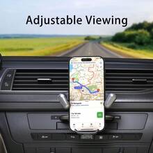 1个360度可调节磁吸手机支架，适用于家用健身器材、车载CD槽、多功能手机导航支架 - 彩色 - 查看 11