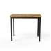 Dining Table And Chair Set, Bar Table With Two Dining Stools, Kitchen Table Chair, Industrial-Style Brunch Table, Suitable For Kitchen, Living Room, Party Room, Vintage Brown And Black - 棕色 - View 2